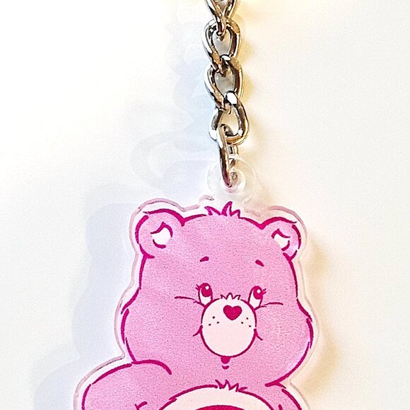 Care Bears Keychain, Choose Character, Cute Cartoon Retro Acrylic Charm Gift - Picture 7 of 8